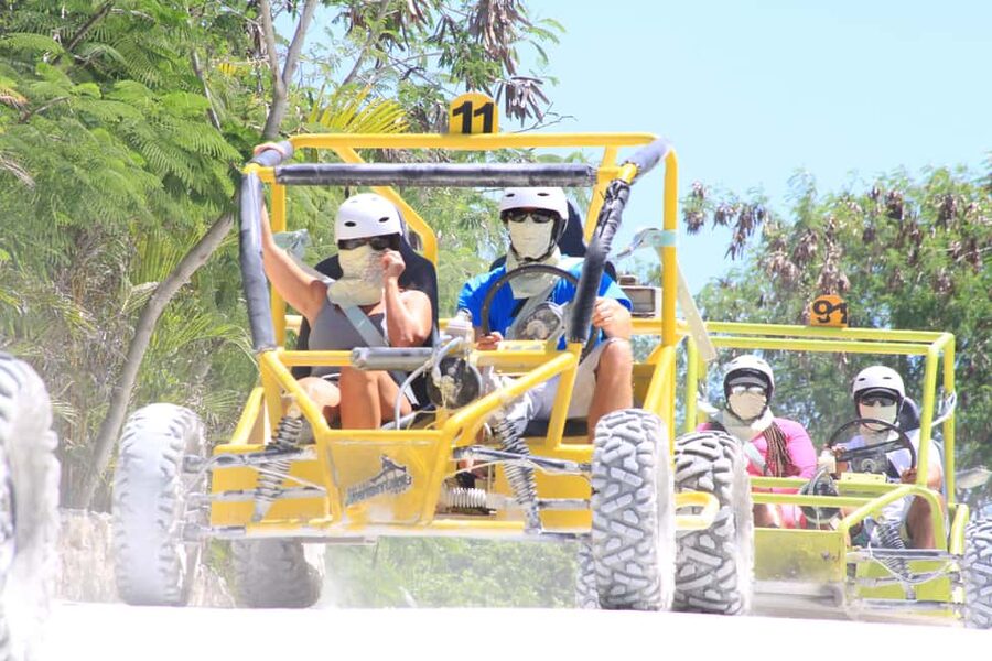 Punta Cana: Bavaro Adventure Park Full-Access Ticket & Lunch - Blue Lagoon Cenote, Jungle River, and waterfall pool