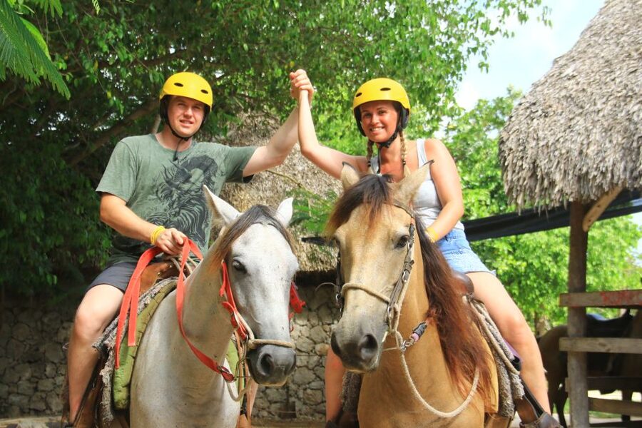 Punta Cana: Bávaro Adventure Park Horse Riding & Waterfalls - A four-hour park outing with two very different moods