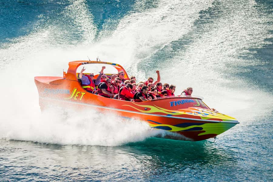 Queenstown: Jet Boat Adventure with Thunder Jet - Getting wet is part of the deal