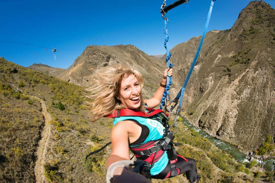 Queenstown: Nevis Bungy & Swing Combo - From bungy recovery to the Nevis Swing