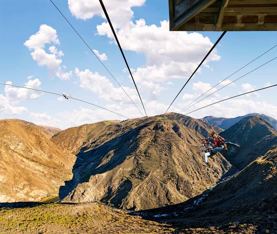 Queenstown: Nevis Canyon Swing - 70m Free-Fall! - Your first view of the Nevis platform