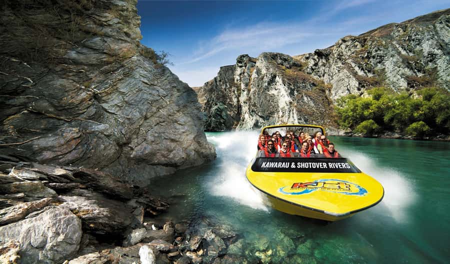 Queenstown: Shotover River and Kawarau River Jet Boat Ride - From Main Town Pier to open water