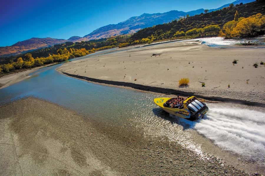 Queenstown: Shotover River and Kawarau River Jet Boat Ride - The Kawarau River brings speed and spray