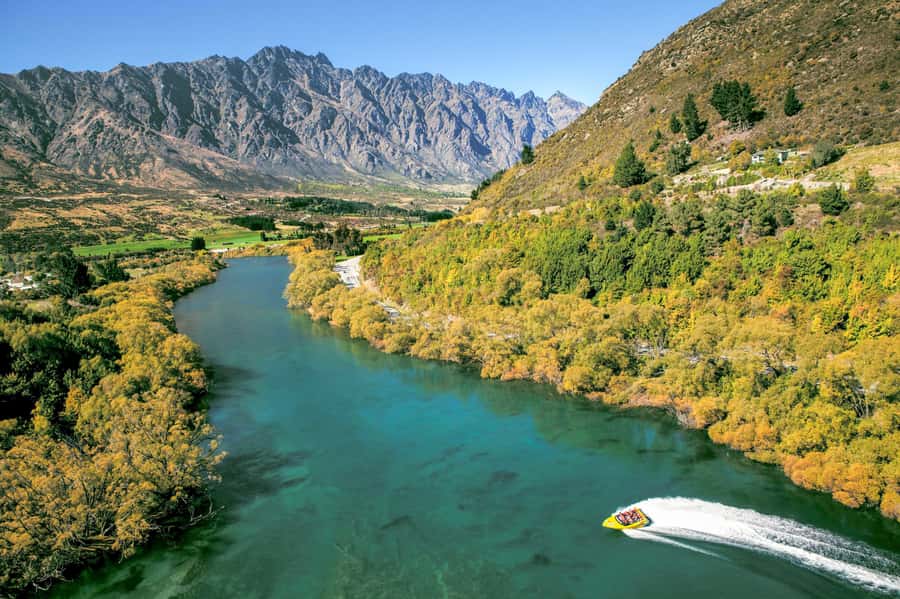 Queenstown: Shotover River and Kawarau River Jet Boat Ride - Shotover River channels and the 360-degree spins