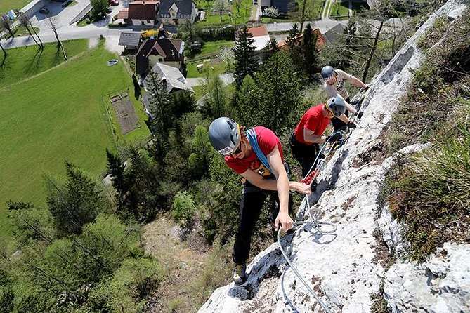 Quick Vertical Attraction - Via Ferrata Mojstrana - Key points at a glance