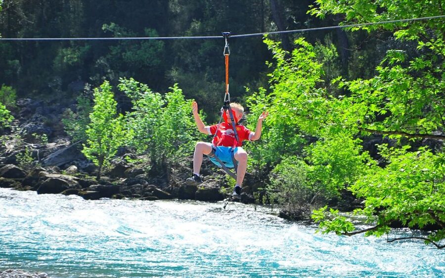 Rafting, Canyoning & Zipline, : 3-in-1 Adrenaline Tour - Canyoning through the rock corridors