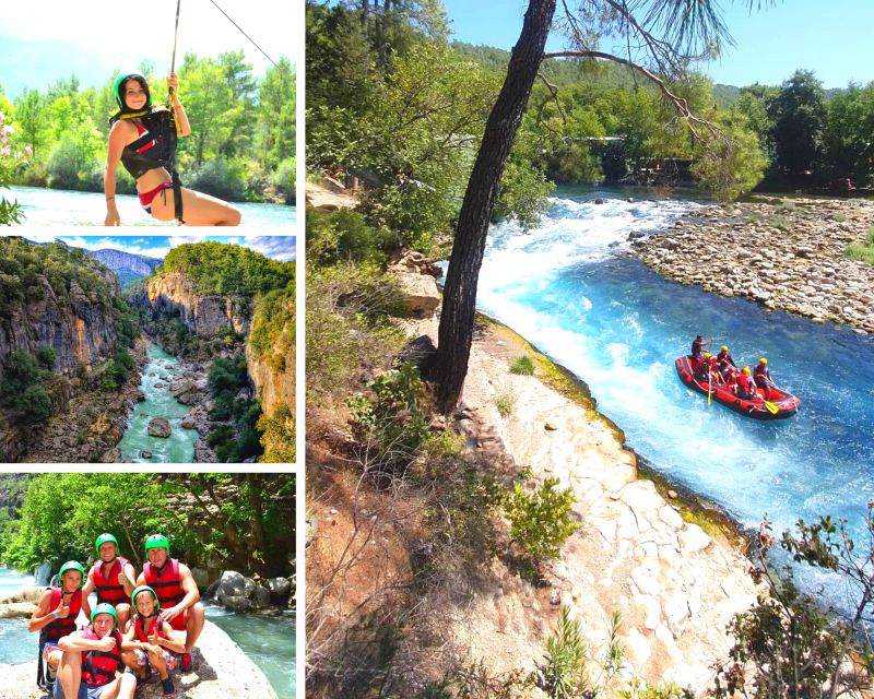 Rafting, Canyoning & Zipline, : 3-in-1 Adrenaline Tour - Timing: plan for a flexible return