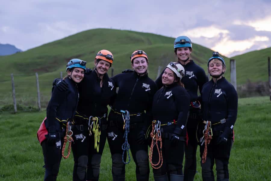 Raglan: Sunset Canyoning Tour and Glowworm Experience - Following the fading light through Mt Karioi’s canyon