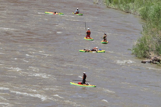 Rappelling and Stand Up Paddleboarding Combo - Stand-up paddleboarding on the Colorado River