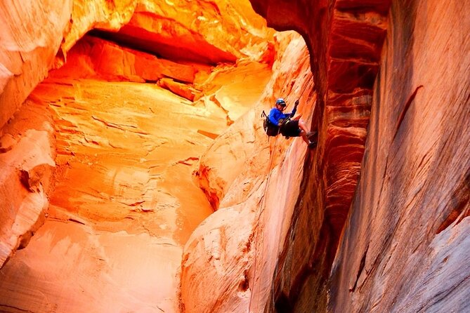 Rappelling through Rock Canyon Near Zion National Park - How Difficult Is the Rappelling?