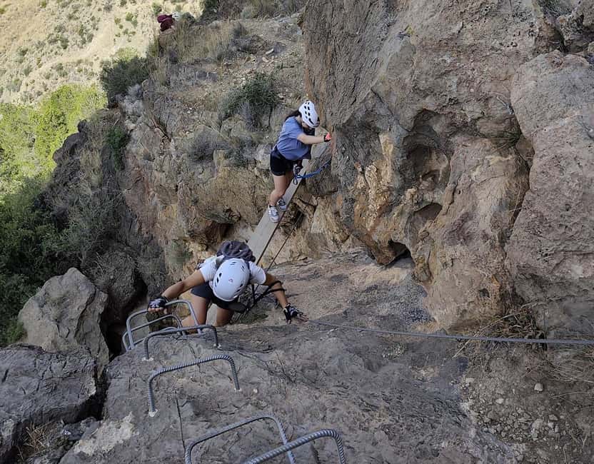 Redován: Family-friendly K2 via ferrata in a natural setting with rappelling - Views Across Vega Baja and the Mediterranean