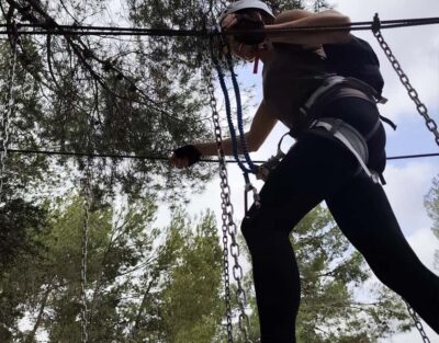 Family-friendly K2 via ferrata in a natural setting with rappelling