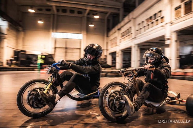 Riga | Drifta Halle: Extreme 20 minute ride on a drift trike - The second 10-minute ride: where the value improves