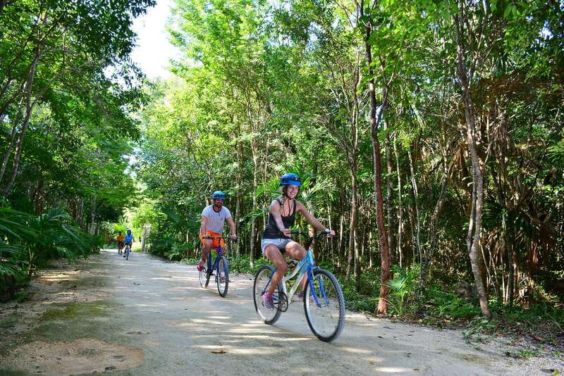 Rio Secreto Nature Reserve: Bicycle, Rappel & Ziplines Tour - From Cancún or Playa del Carmen to the reserve