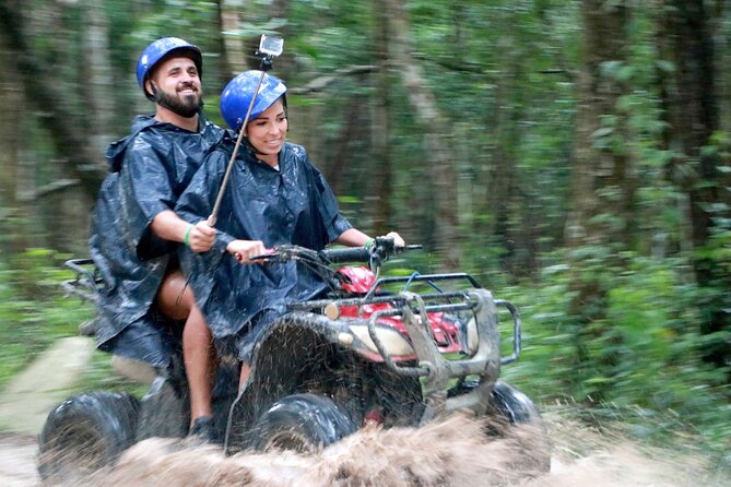 Riviera Maya Jungle Half-Day Tour: ATV, Ziplines, Cenote Swim, Rappel - Four zip lines and a reported 1-kilometer run