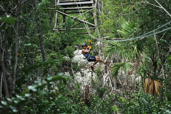 Riviera Maya Jungle Half-Day Tour: ATV, Ziplines, Cenote Swim, Rappel - Rappelling, with one important qualification