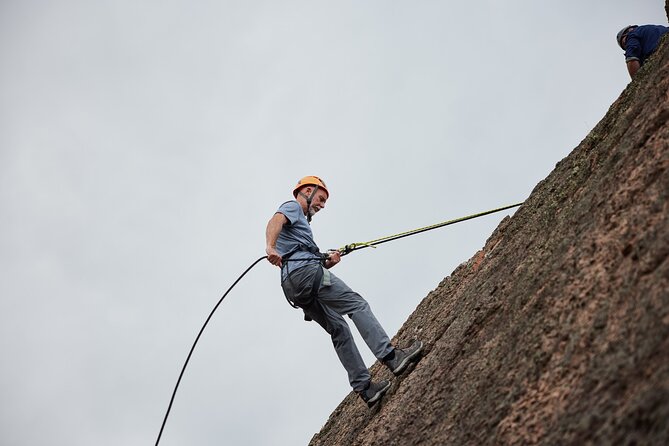 Rock Adventure Beginner Climb and Abseil - The abseil: the moment many beginners remember