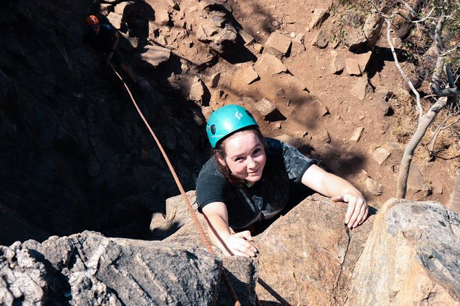 Rock Climbing and Abseiling in Adelaide - Learning to abseil before you climb