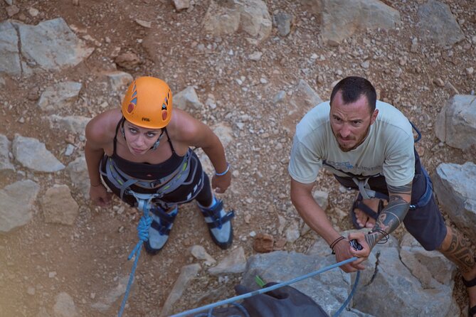 Rock Climbing & Rappelling for the real thrill seekers! - Who should book this Rhodes climbing trip
