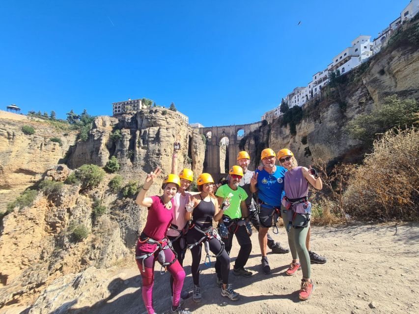 Ronda: Tajo de Ronda Via Ferrata Guided Climbing Tour - The views across Puente Nuevo and the gorge