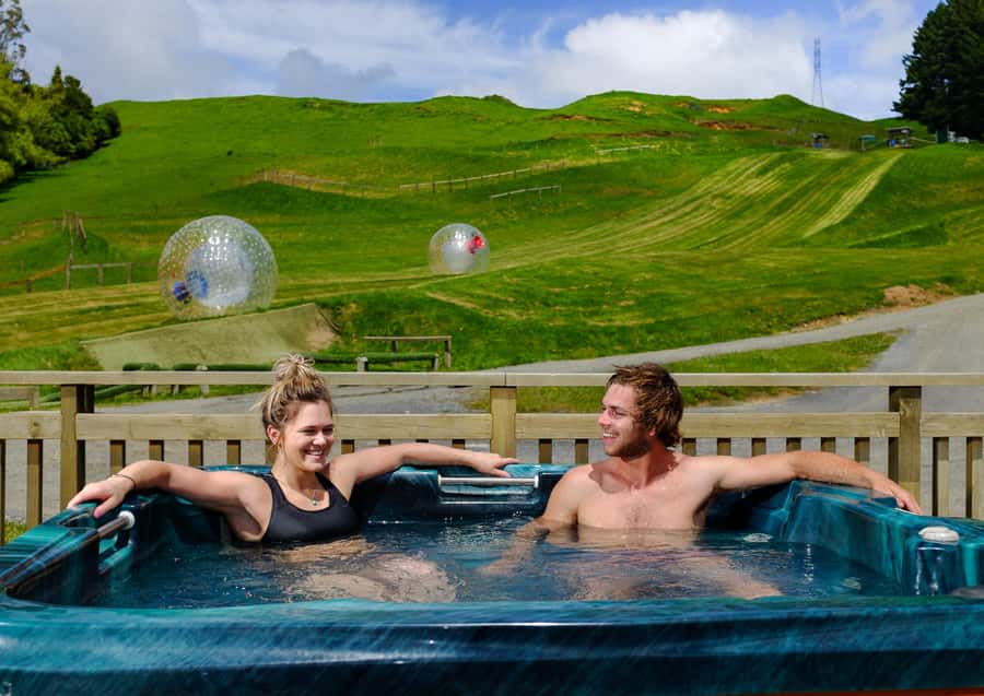 Rotorua: ZORB Inflatable Ball Rides - Arriving at 525 Ngongotaha Road