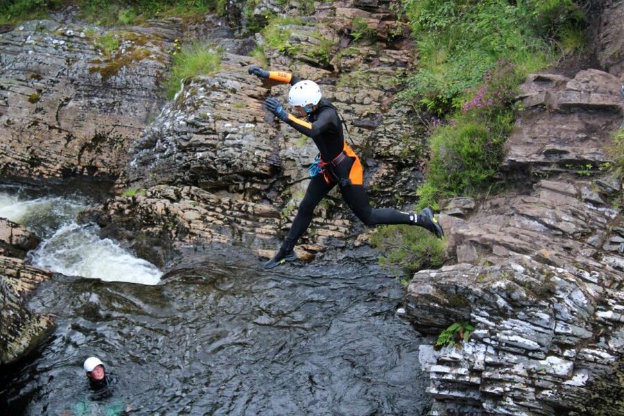 Roybridge, Lochaber: CANYONING - Laggan Canyon - What makes Laggan Canyon special