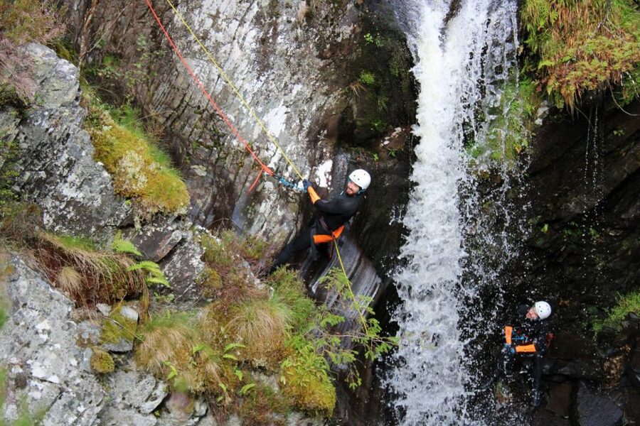 Roybridge, Lochaber: CANYONING - Laggan Canyon - Finishing warm at the layby