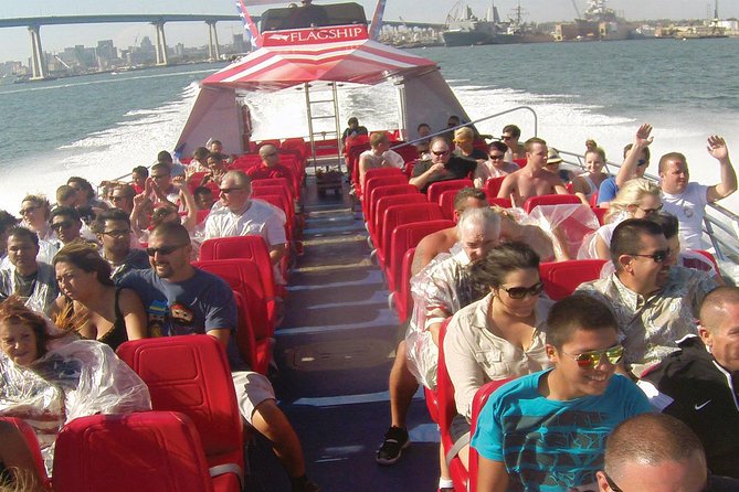San Diego Bay Jet Boat Ride - Coronado Bridge and the open sweep of the bay