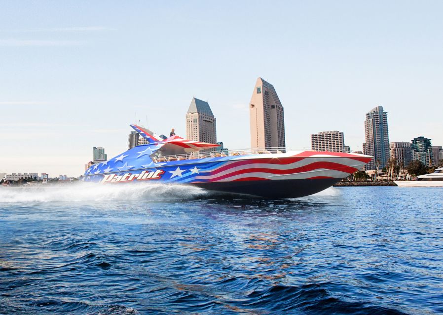 San Diego: Patriot Jet Boat Thrill Ride - A fast tour of San Diego’s waterfront