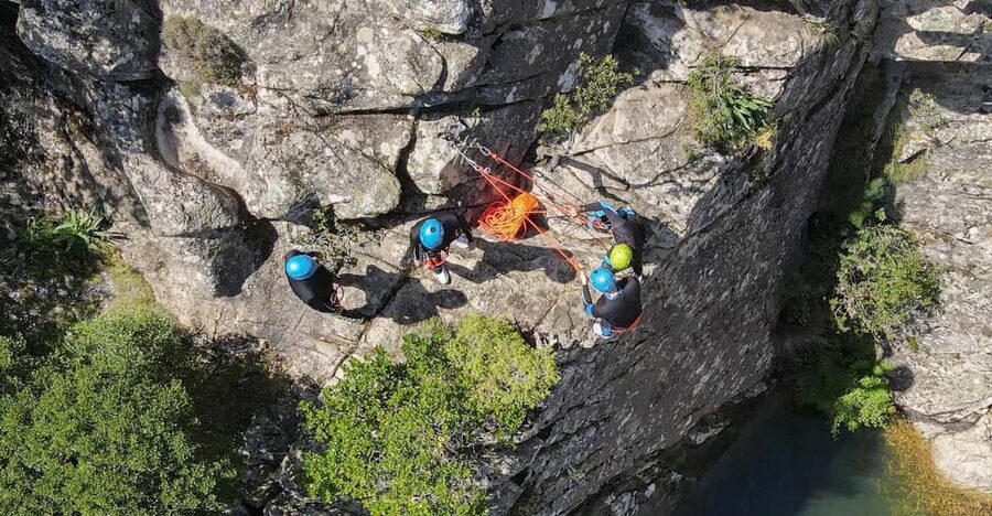 San Teodoro: Canyoning in Rio Pitrisconi with 4X4 transfer - A roughly three-hour descent through granite