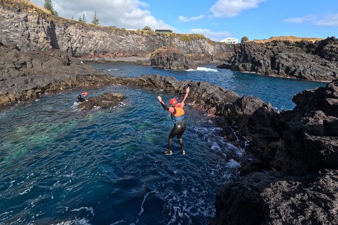 São Miguel Coasteering Azores - Caloura - What coasteering means at Caloura