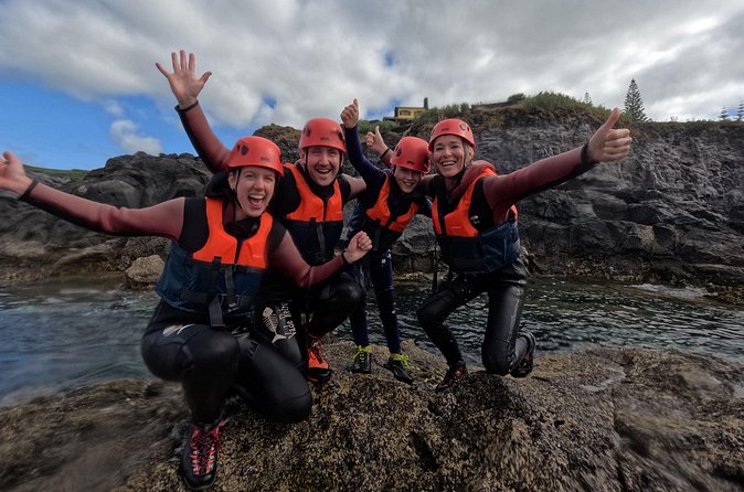 São Miguel Coasteering Azores - Caloura - The jumps, climbs, and swims
