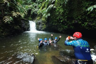 Level 1 Canyoning in Ribeira dos Caldeirões, Azores