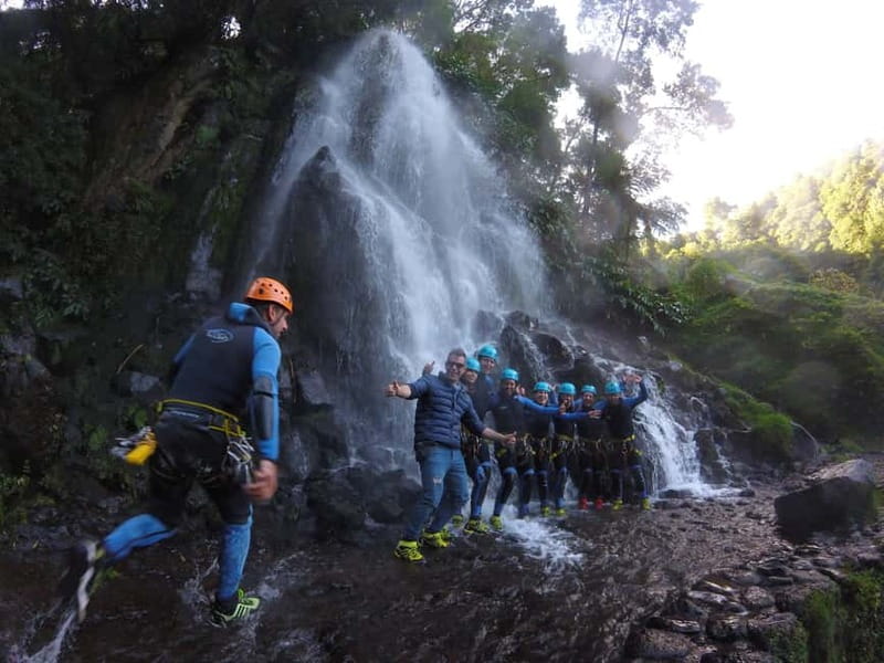 Sao Miguel: Ribeira dos Caldeiroes Canyoning Experience - How hard is it for a beginner?