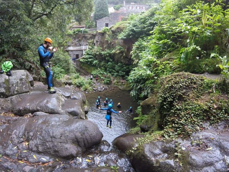 Sao Miguel: Ribeira dos Caldeiroes Canyoning Experience - What happens before you reach the canyon