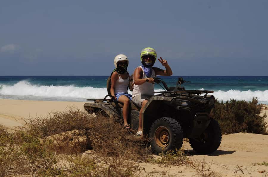 São Vicente: Quad Bike Tour in Mindelo - 4 Hours Adrenaline - Coastal riding toward Calhau