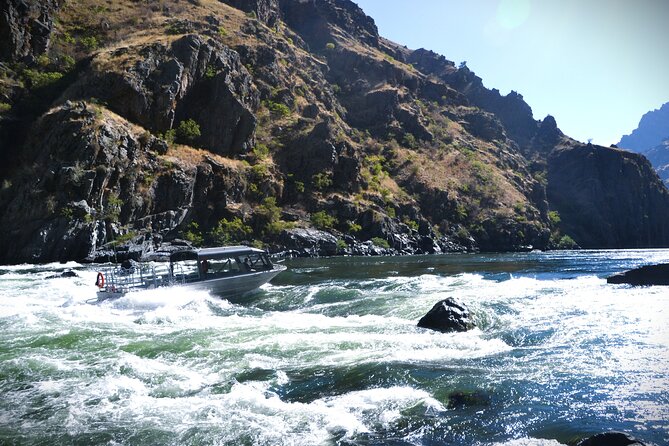Scenic Jet Boat Tour through Hells Canyon - A three-course lunch that helps justify the fare