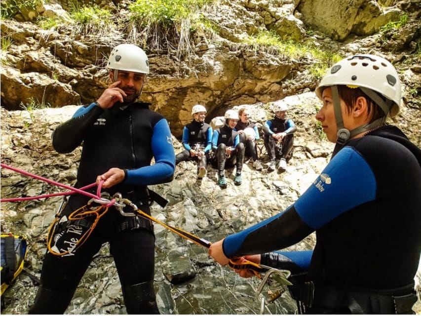 Schwarzwasserbach: Canyoning in Austria's Kleiwalsertal - Climbing up before the descent