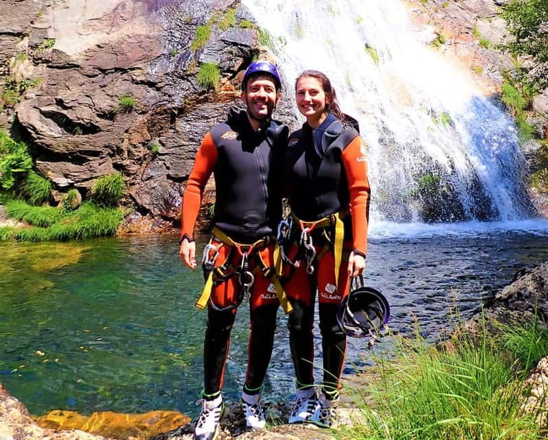 Serra D'Arga Canyoning - The equipment supplied for a wet mountain day