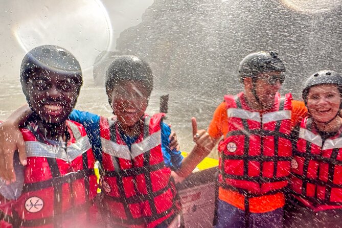 Shearwater Adventure Jet Boat Experience in Victoria Falls - Reaching the Boiling Pot below Victoria Falls