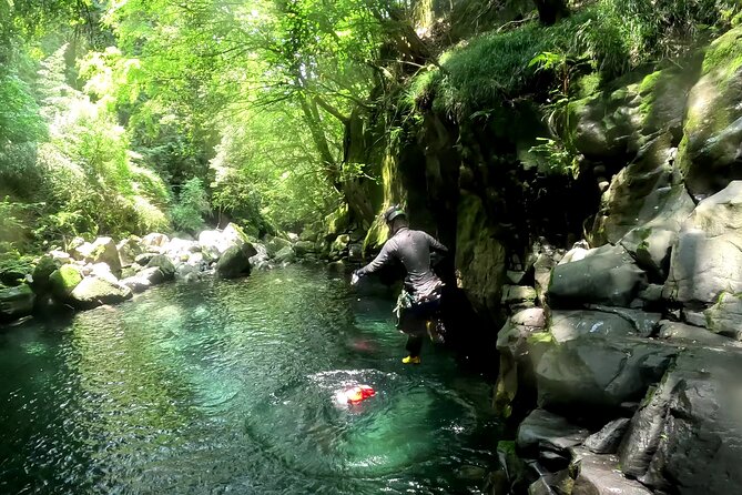 Shizuoka: Advanced Canyoning Activity near Mt. Fuji - Walking through a Fuji lava gorge