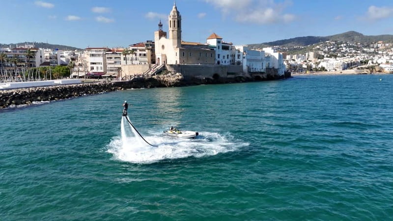 Sitges Flyboard Experience: Adrenaline on the Water - Starting at Nau·Tech in coastal Sitges
