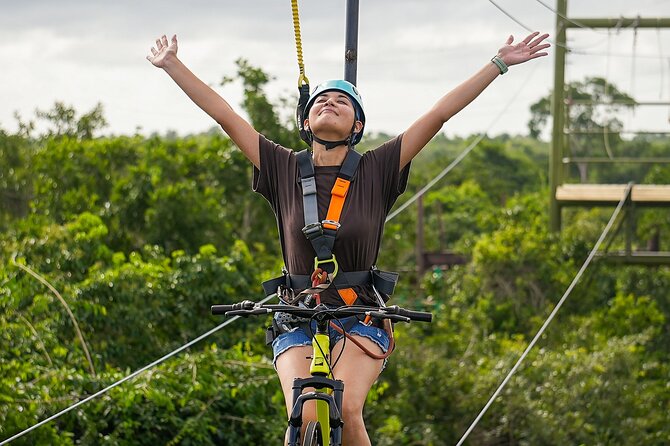 Sky Trail: Sky Bike, Tarzania, Bungee Swing & Zip Line with lunch - Tarzania turns the course into a rollercoaster