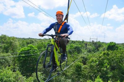 Sky Bike, Tarzania, Bungee Swing & Zip Line with lunch