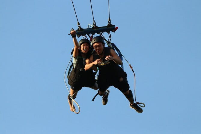 Skypark Sentosa Giant Swing Admission Ticket - The 40-meter climb is part of the attraction