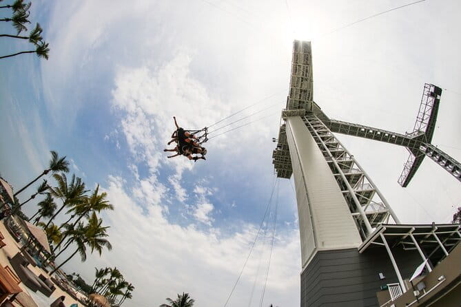 Skypark Sentosa Giant Swing Admission Ticket - The ground-level start keeps the process simple