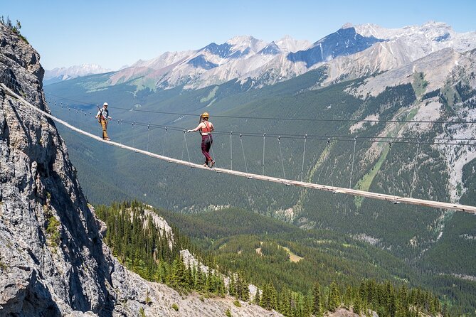 Small Group Banff Skyline Via Ferrata 5-hour Tour - What Via Ferrata means at Mt Norquay