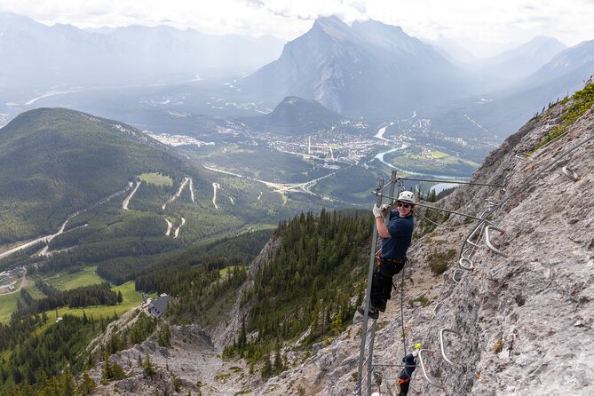 Small Group Banff Skyline Via Ferrata 5-hour Tour - The ridge-top descent back to Norquay