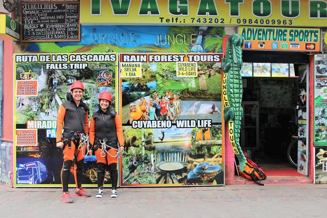 Small-Group Canyoning Experience in Baños de Agua Santa - What the three-hour schedule includes