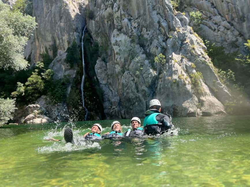 Small Group Canyoning with proffesional guide - Getting suited up at the warehouse